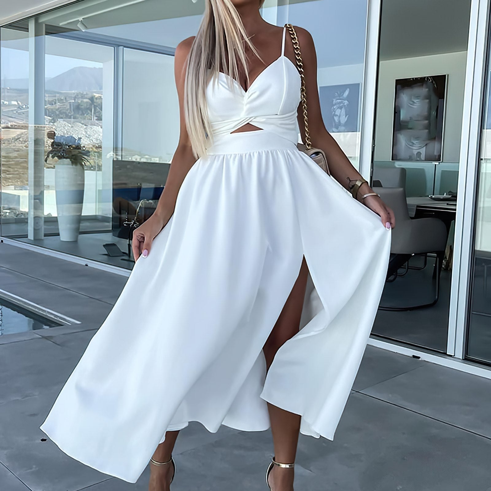 Caelie - Abito sottile con look femminile per donne