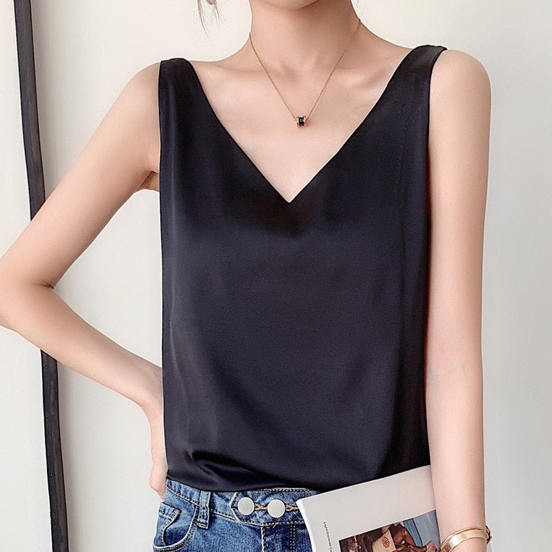 Diya - Elegante V-Neck Top per Donne